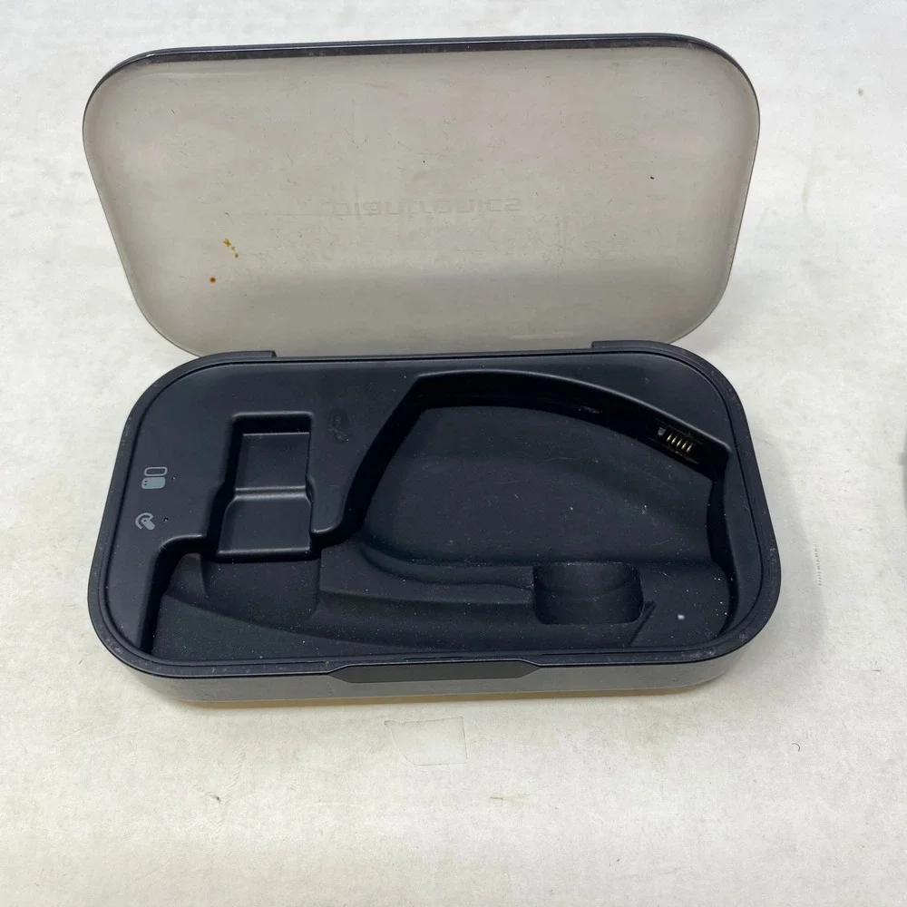 Plantronics Voyager Legend‎ Bluetooth Headset with Charging Case Black Untested
